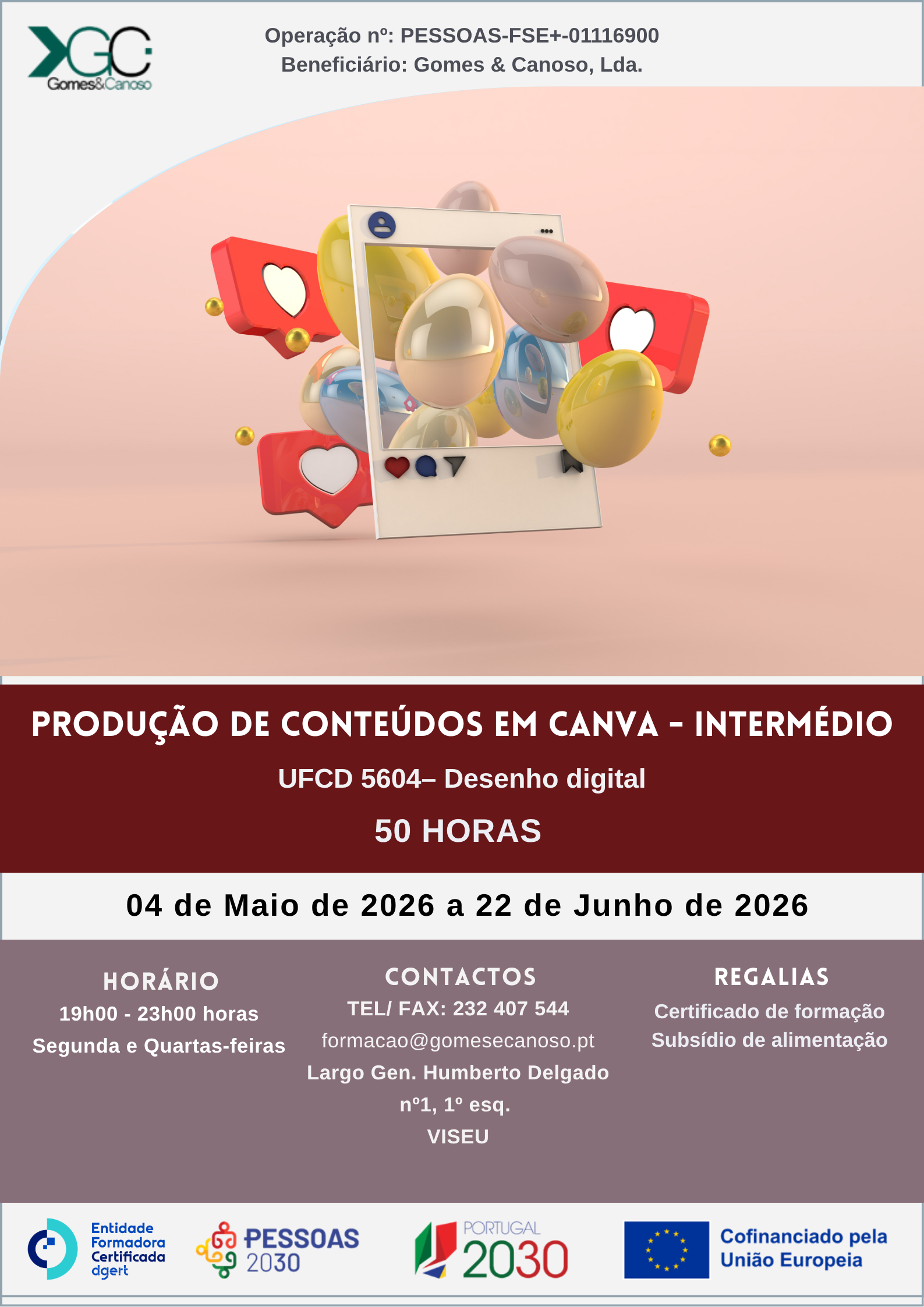 Produção de Conteúdos em CANVA - Intermédio